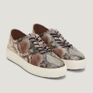 Frye Snakeskin Patterned Sneakers size 7.5